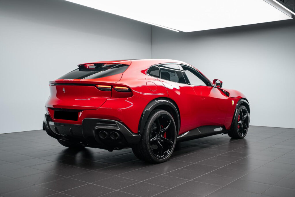 Ferrari Purosangue Red Black Rear