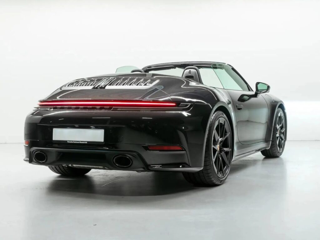 Porsche 911 Carrera Convertible 992.2 Rear Black